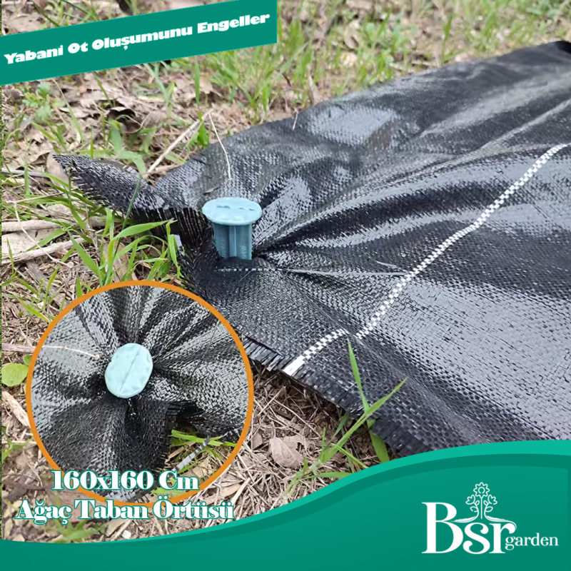 Ağaç Taban / Mulch Örtüsü 160x160 10 Adet Bsr Garden