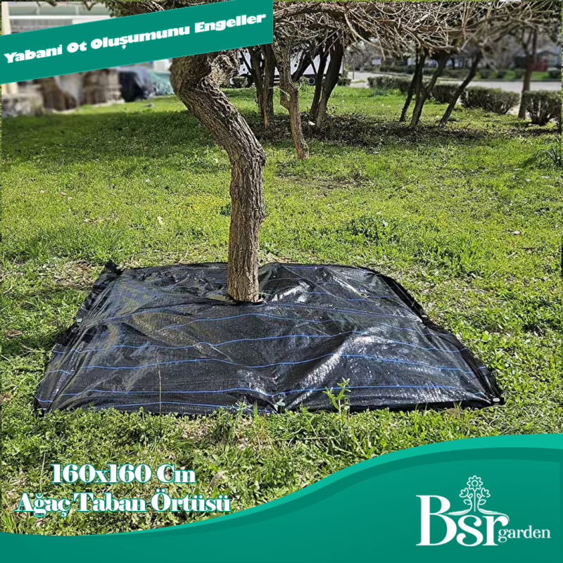 Ağaç Taban / Mulch Örtüsü 160x160 10 Adet Bsr Garden