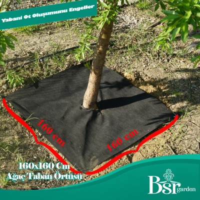 Ağaç Taban / Mulch Örtüsü 160x160 100 Adet Bsr Garden