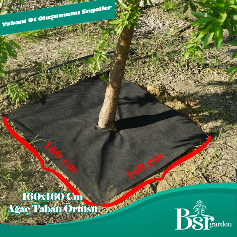 Ağaç Taban / Mulch Örtüsü 160x160 10 Adet Bsr Garden