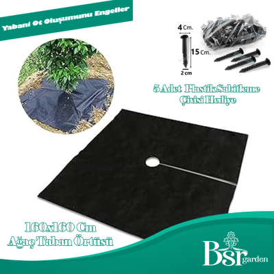 Ağaç Taban / Mulch Örtüsü 160x160 1 Adet Bsr Garden