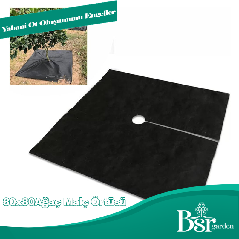 Ağaç Taban / Mulch Örtüsü 80x80 100 Adet Bsr Garden