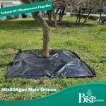 Ağaç Taban / Mulch Örtüsü 80x80 100 Adet Bsr Garden