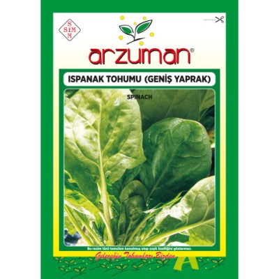 Geniş Yaprak Ispanak Tohumu ( Arzuman ) 25 GR