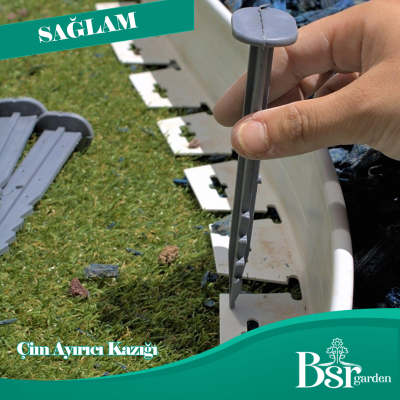 Çim Ayırıcı Kazığı 15 Cm 1000 Adet Bsr Garden