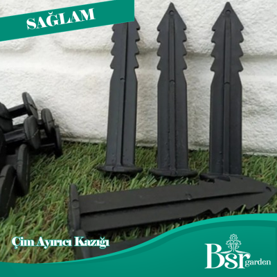 Çim Ayırıcı Kazığı 15 Cm 50 Adet Bsr Garden
