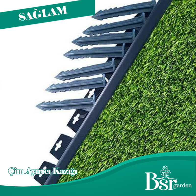 Çim Ayırıcı Kazığı 15 Cm 50 Adet Bsr Garden