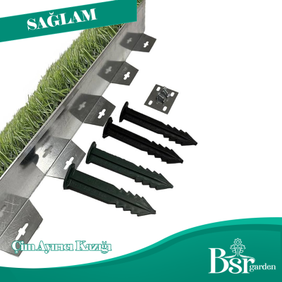 Çim Ayırıcı Kazığı 15 Cm 100 Adet Bsr Garden