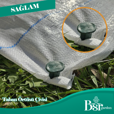 Plastik Taban Örtüsü Çivisi 100 Adet Bsr Garden