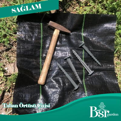 Plastik Taban Örtüsü Çivisi 100 Adet Bsr Garden